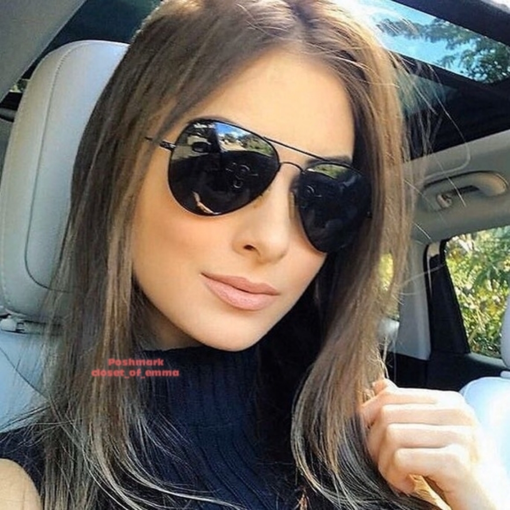 Rayban Aviator Black Lenses Rb3025 Black Frame 58 - 62 New Unisex